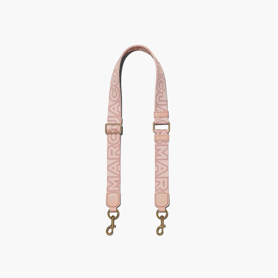 Tilbehor Marc Jacobs | The Thin Outline Logo Webbing Strap