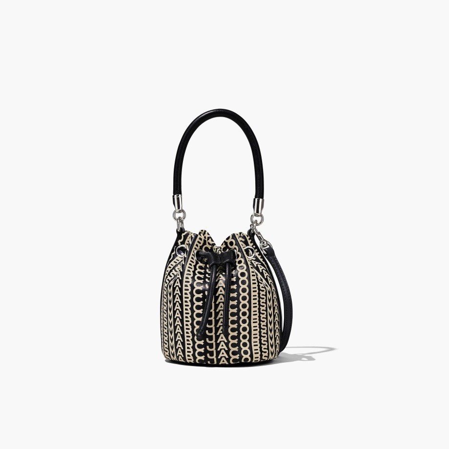 Klar Til At Baere Marc Jacobs | Monogram Laeder Mini Bucket Bag