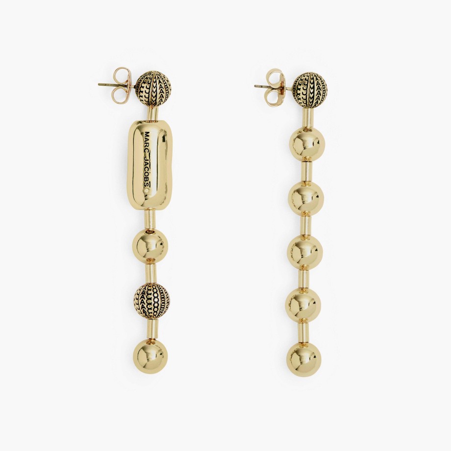 Klar Til At Baere Marc Jacobs | Monogram Ball Chain Oreringe