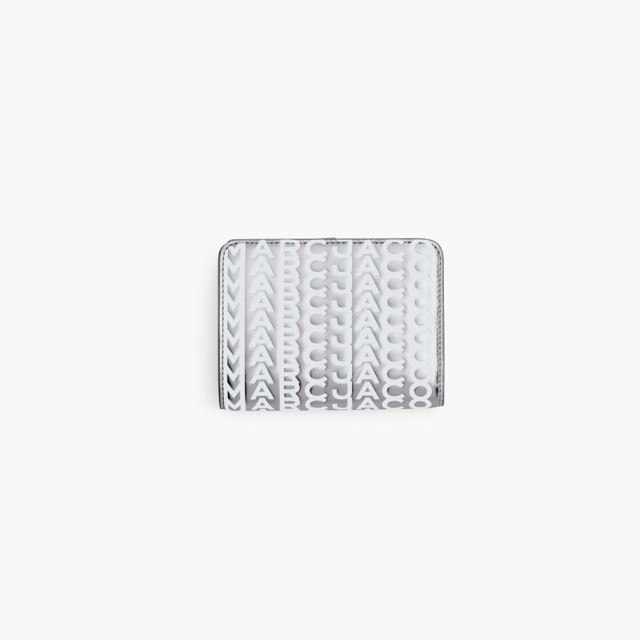 Klar Til At Baere Marc Jacobs | Monogram Metallic Mini Compact Wallet