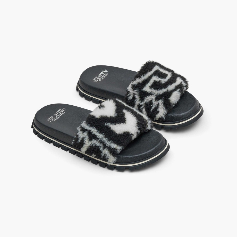 Sko Marc Jacobs | Monogram Bamse-Slide